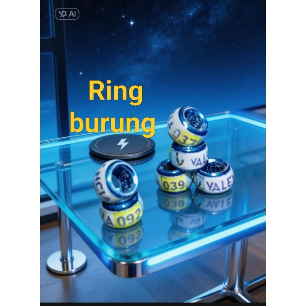 ring donat /bj untuk burung trucuk, perkutut dll