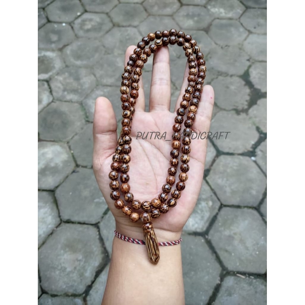 TASBIH KALUNG LIWUNG HITAM ORIGINAL/KALUNG KAYU LIWUNG TUA/TASBIH KAYU LIWUNG