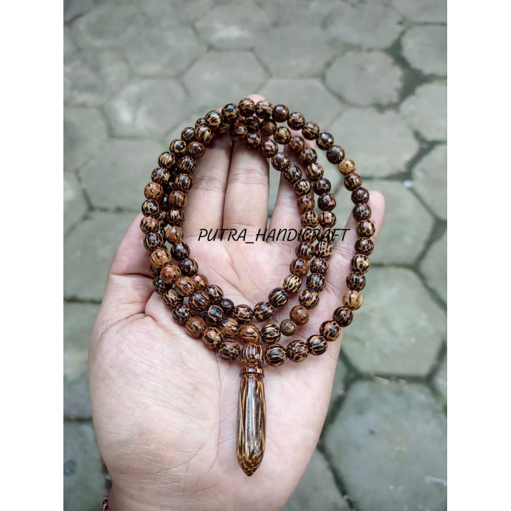 kalung kayu liwung 8mm original/kalung pria