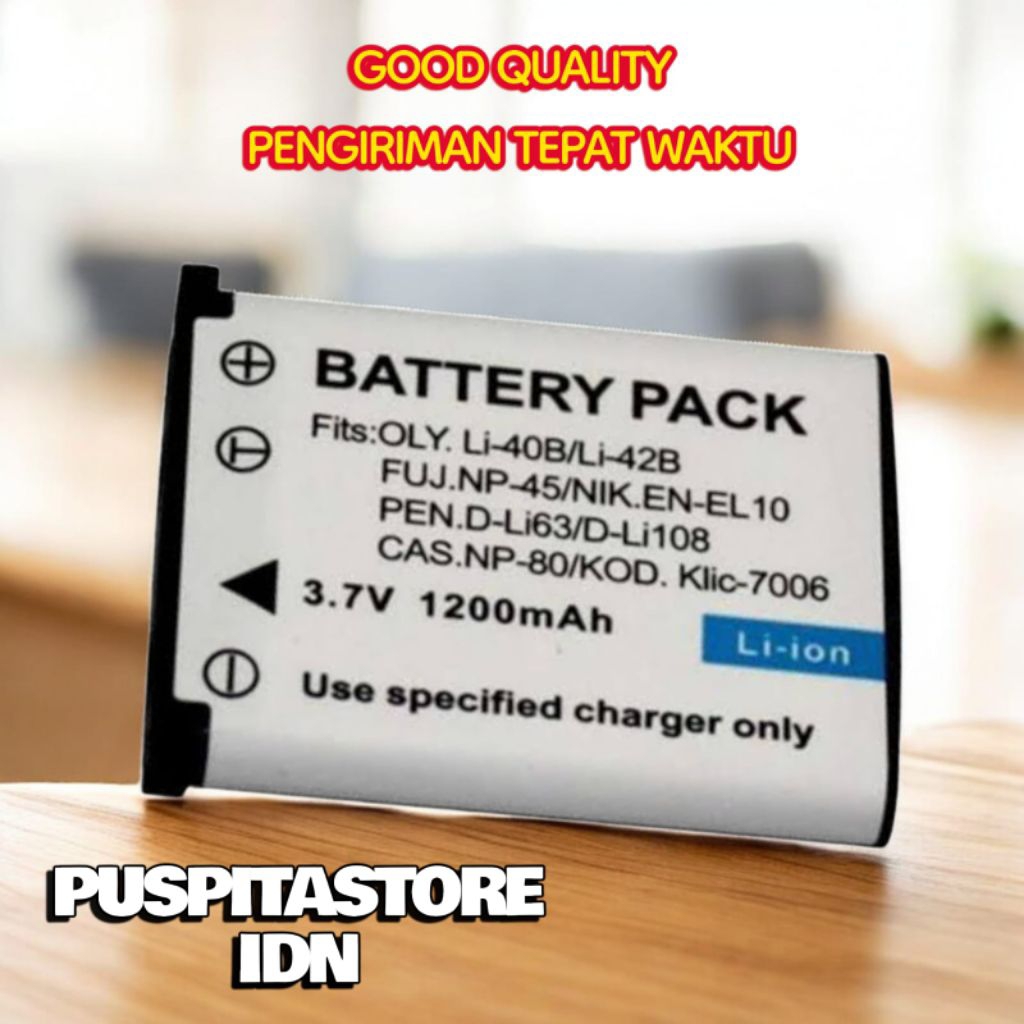 Baterai Digicam Casio Exilim NP-80 NP-82 NP80 NP82 - Batre Battery