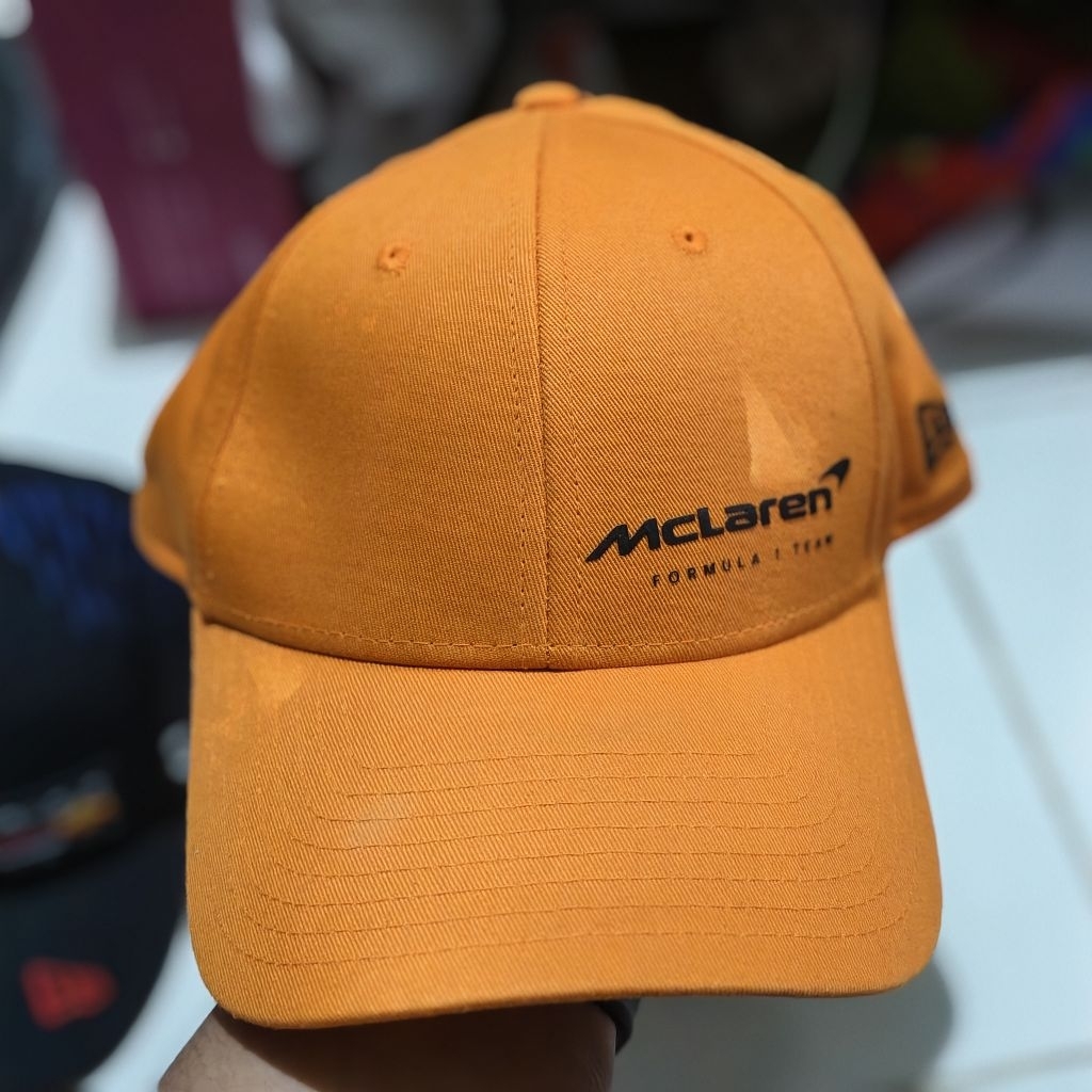 Topi Mclaren essential orange F1 original New Era cap 9forty 2023 Bekas Used Second
