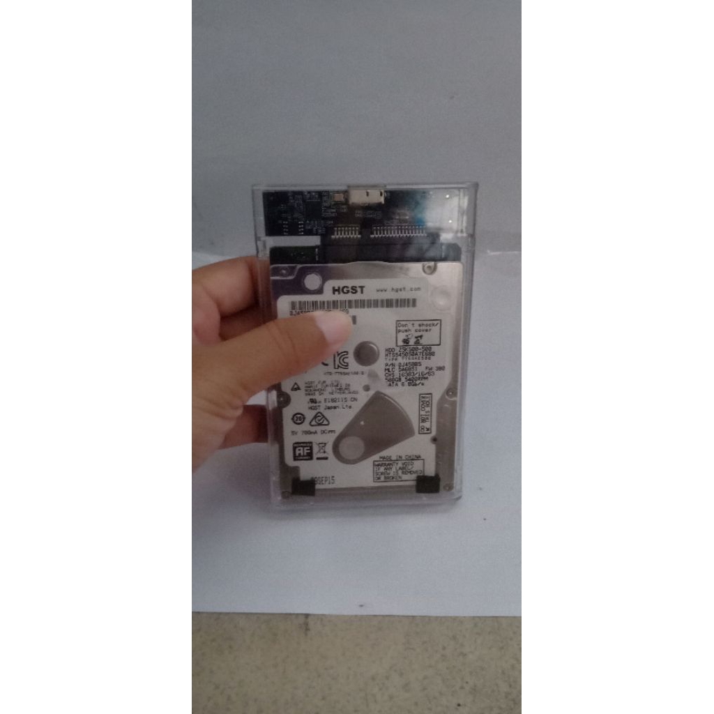 Harddisk external 500gb HGST Z5K500-500 normal 100%