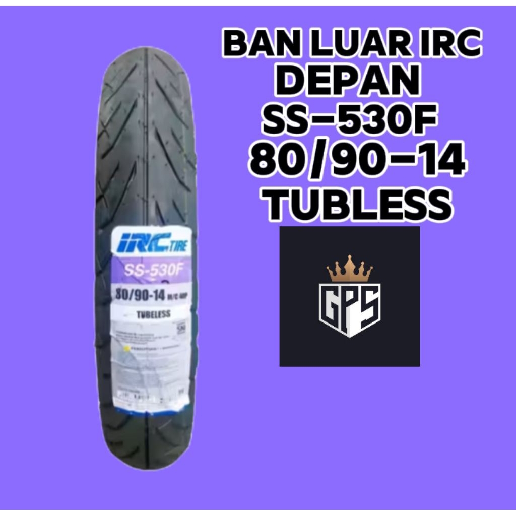 Ban Luar IRC 80/90-14 & 90/90-14 SS530F & SS530R Original