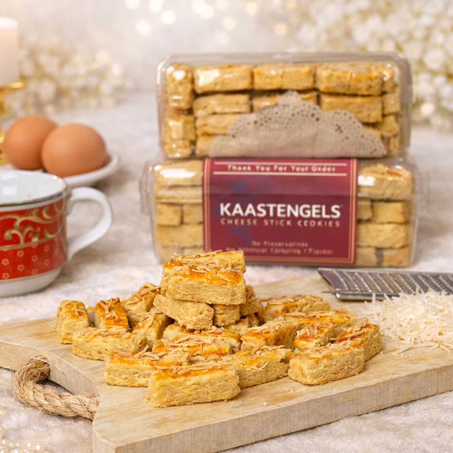 KASTENGEL Triple Cheese Edam Parmesan Cheddar Premium Wisman | Hardtop 350gr & Kemasan Jar 750ml | Spesial Kue Kering Lebaran by RaMaChef