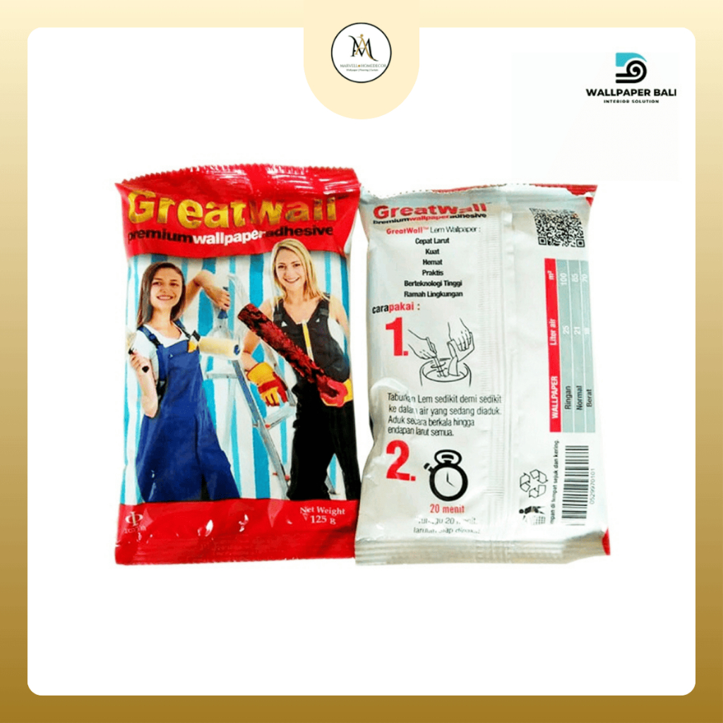 Lem Wallpaper Greatwall / Lem Dinding /Wallpaper Dinding