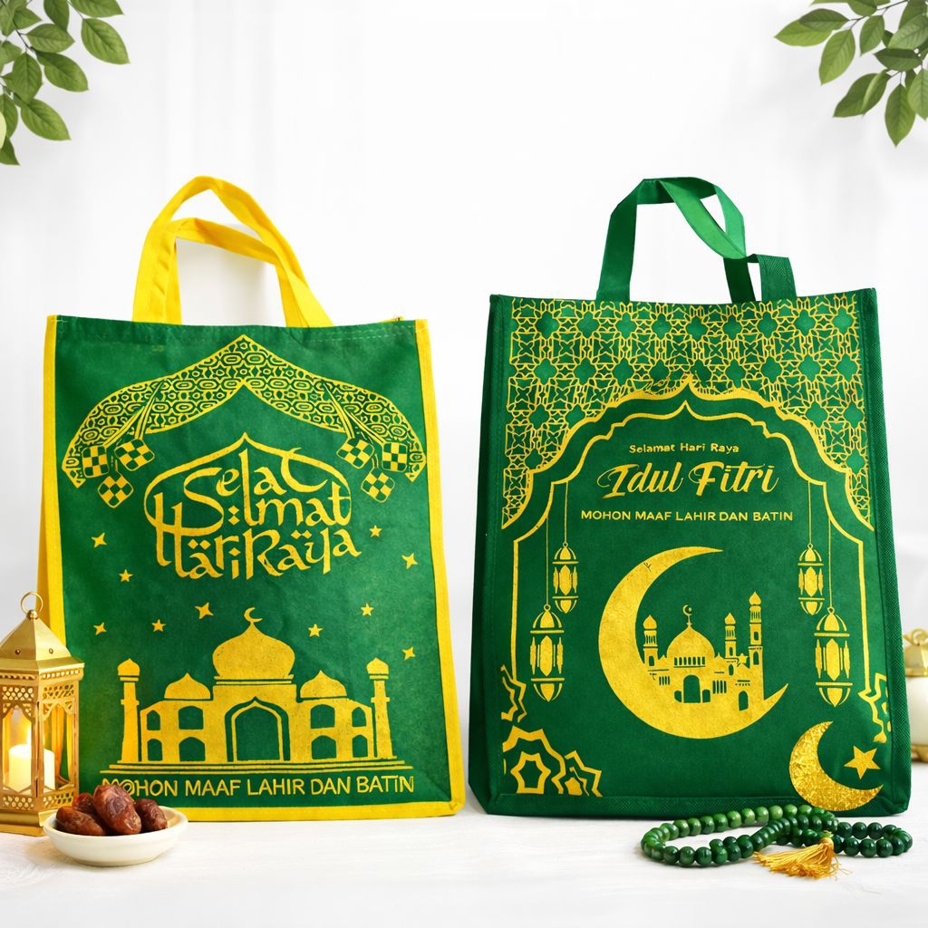 Tas parsel lebaran murah / tas parsel idul fitri / hand bag lebaran / tote bag lebaran