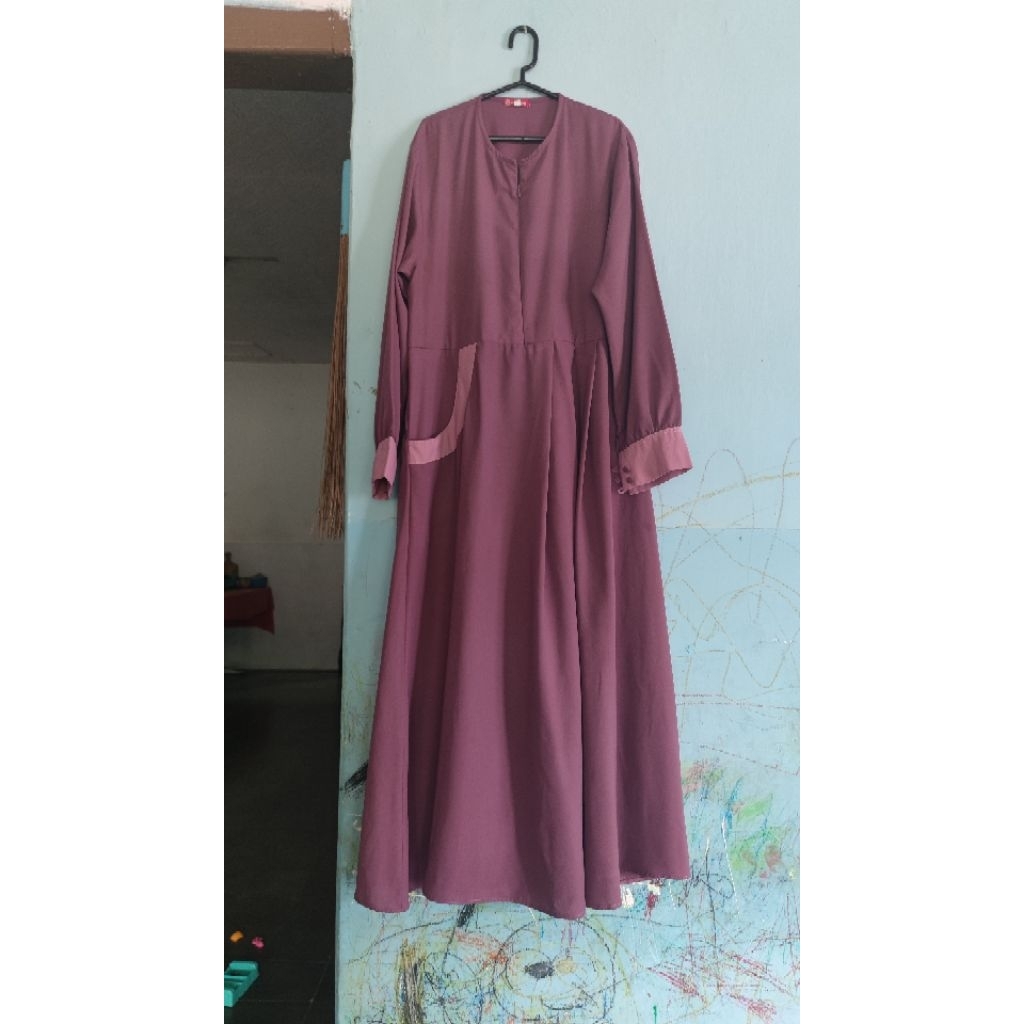[PRELOVED] TISHA Dress Sheika Hijab / Gamis Dewasa / Gamis Wanita