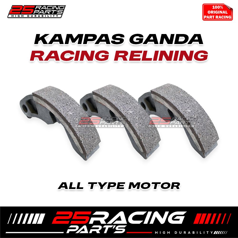 KAMPAS GANDA PANTEKAN RACING RELINING HONDA VARIO 125-150 PCX 150-ADV 150 Type Kampas relining NMAX 