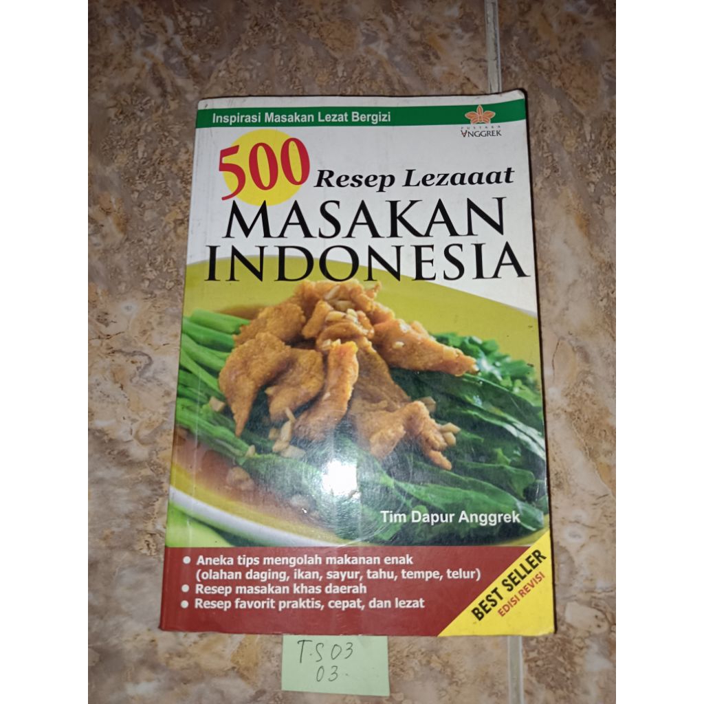 Buku 500 Resep Lezaaat Masakan Indonesia