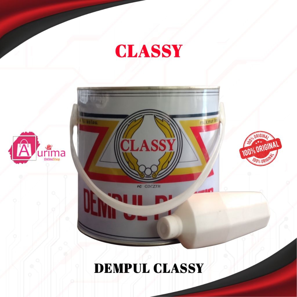 DEMPUL CLASSY DEMPUL PLASTIK DEMPUL BESI DEMPUL KAYU 1 GALON