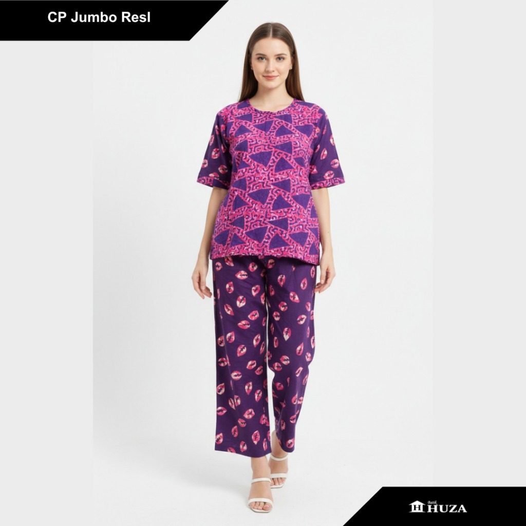 Batik Huza Setelan Celana Panjang Batik CP Jumbo Resl