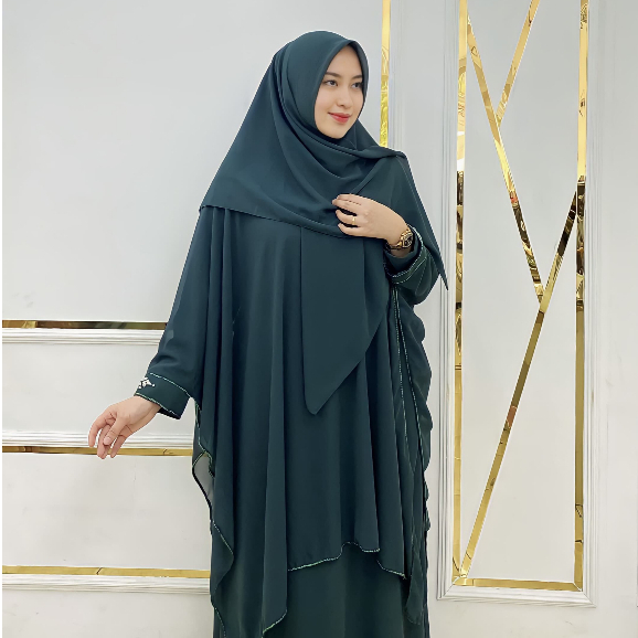 Abaya Gamis Busana Muslim Zakia Series Nuo Lambra
