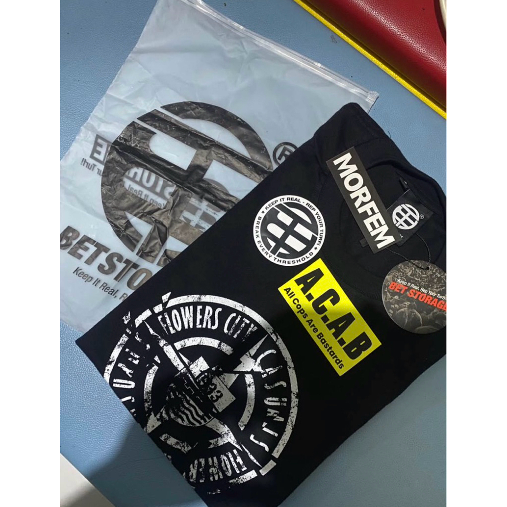 Bet Storage x Flowers City Casuals SVAROG Black T-Shirts