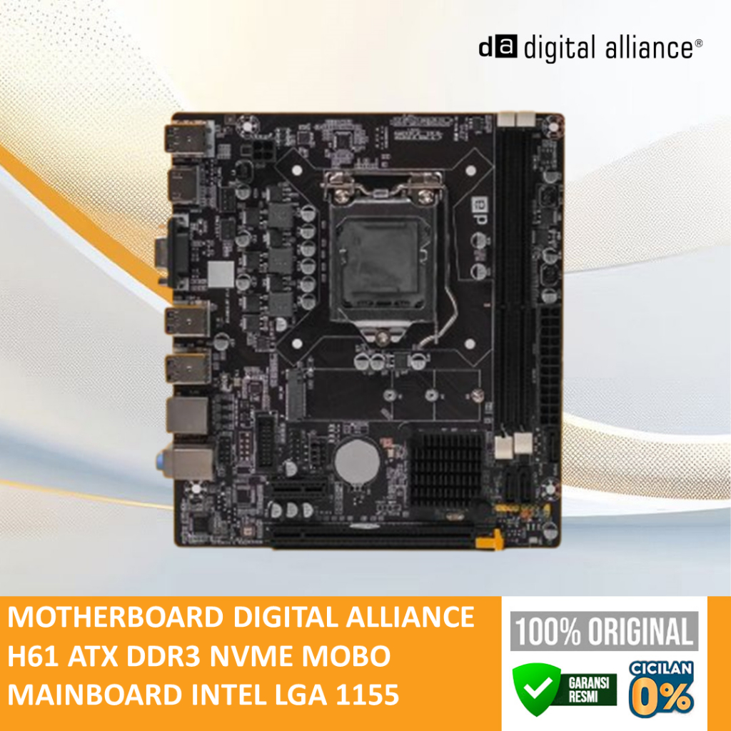 Motherboard Intel H61 Express Micro-ATX LGA 1155 DDR3 Dual-channel