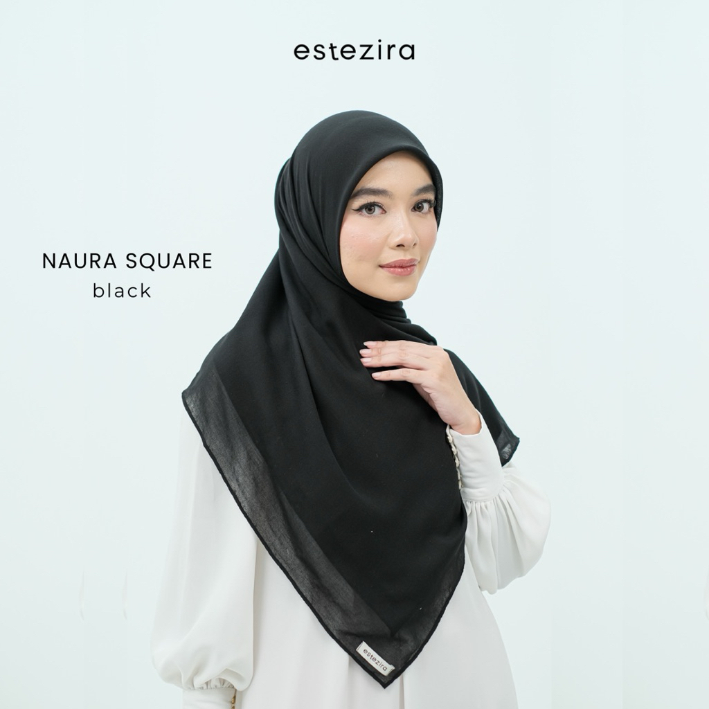 Naura Square - Voal Arabian Syari Jilbab Segiempat 140 x 140 cm