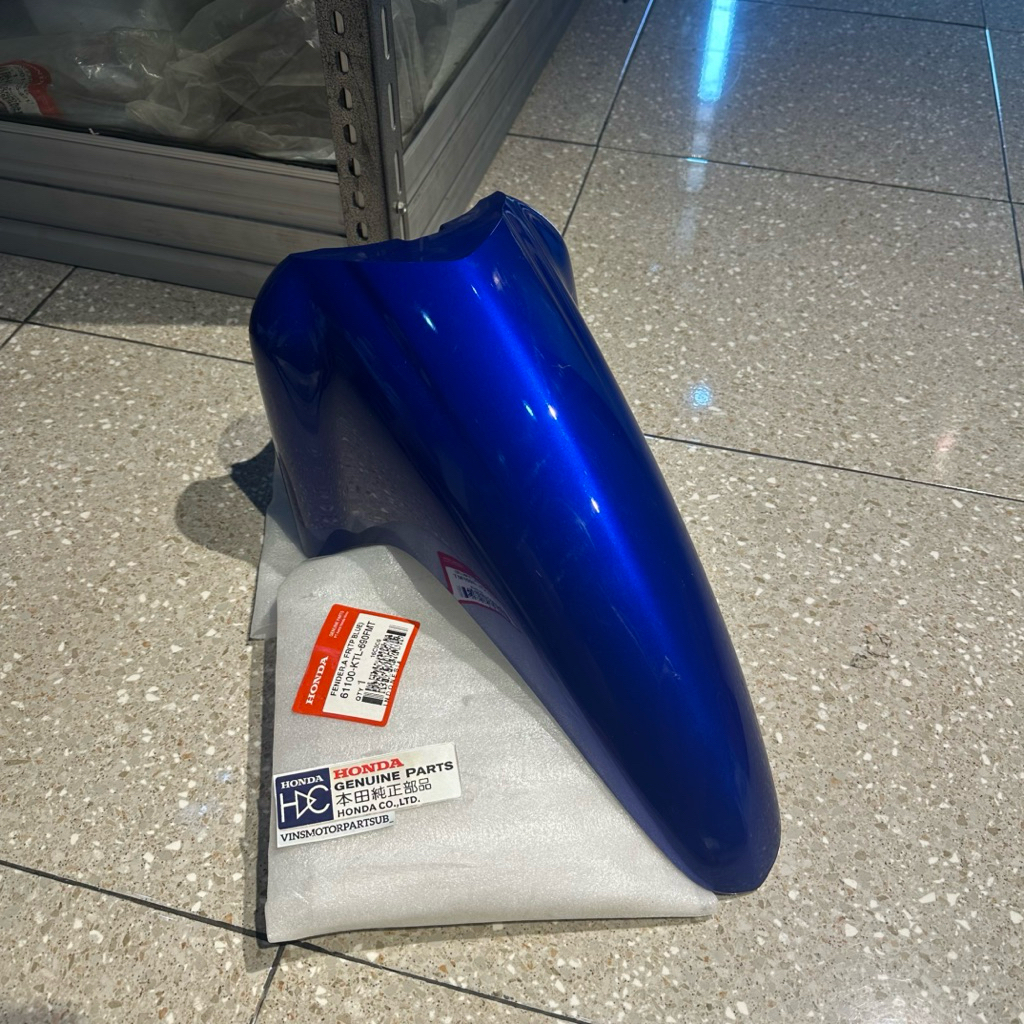 61100 KTL 690FMT SPAKBOR DEPAN HONDA SUPRA FIT NEW BIRU TUA METALLIC ORIGINAL AHM