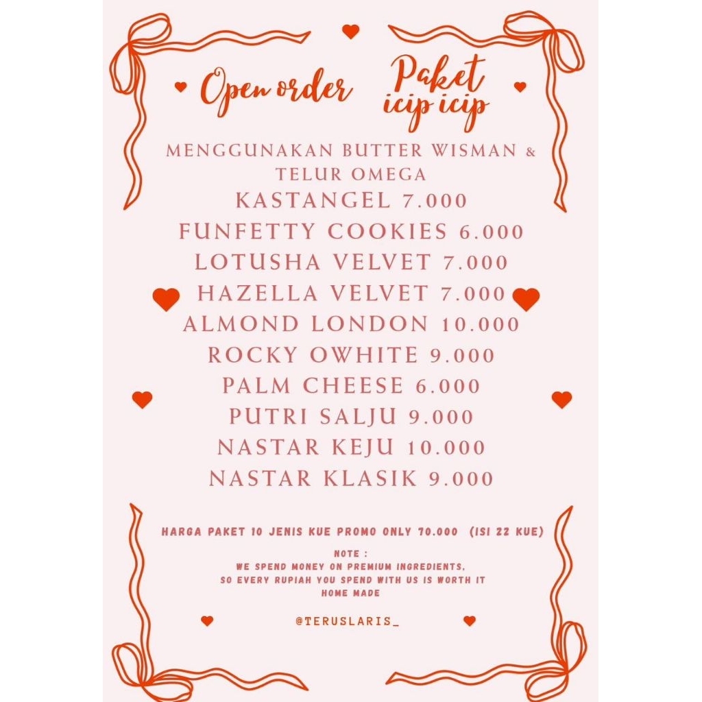 Paket Tester Kue Kering Premium Wisman