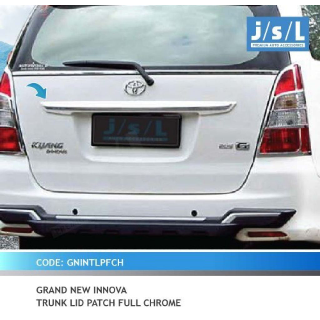 Trunklid / Trunk Lid Chrome Innova 2011 - 2012