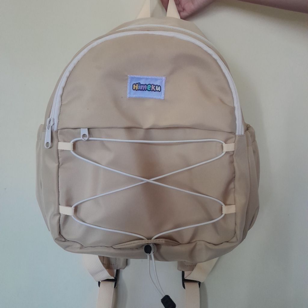 Himeku Tamago Medium Backpack – Khaki Neo