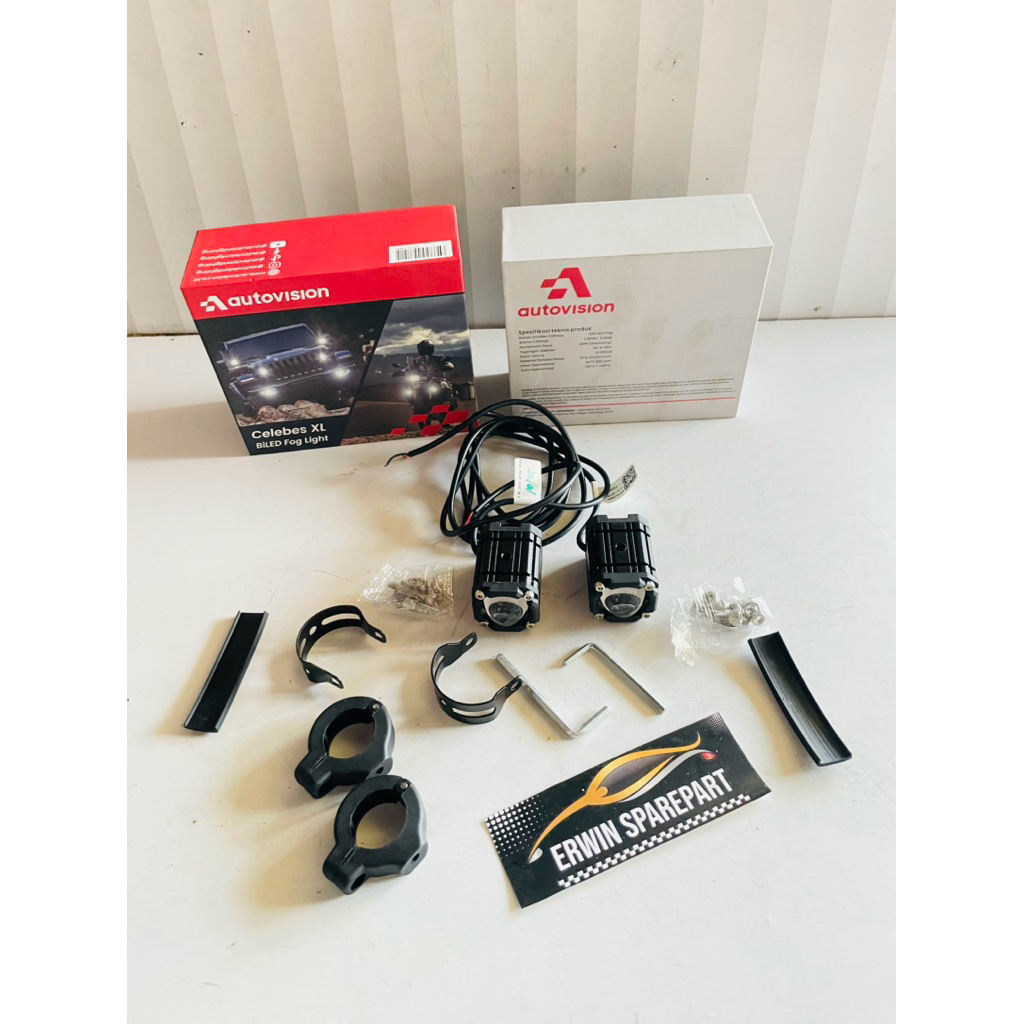 LAMPU SOROT MOTOR / MOBIL AUTOVISION MINI BILED CELEBES
