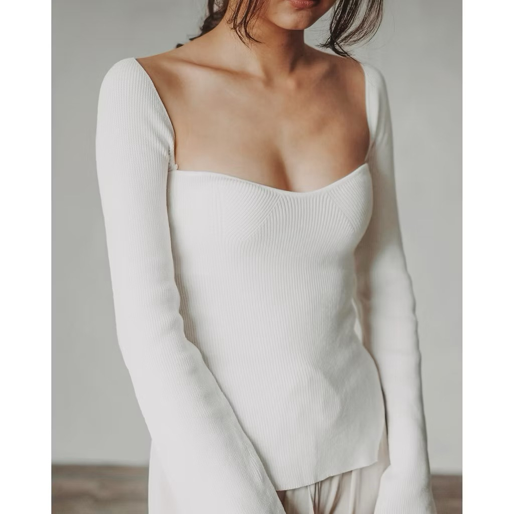 Anain - Cassia Top Preloved in White XS/S