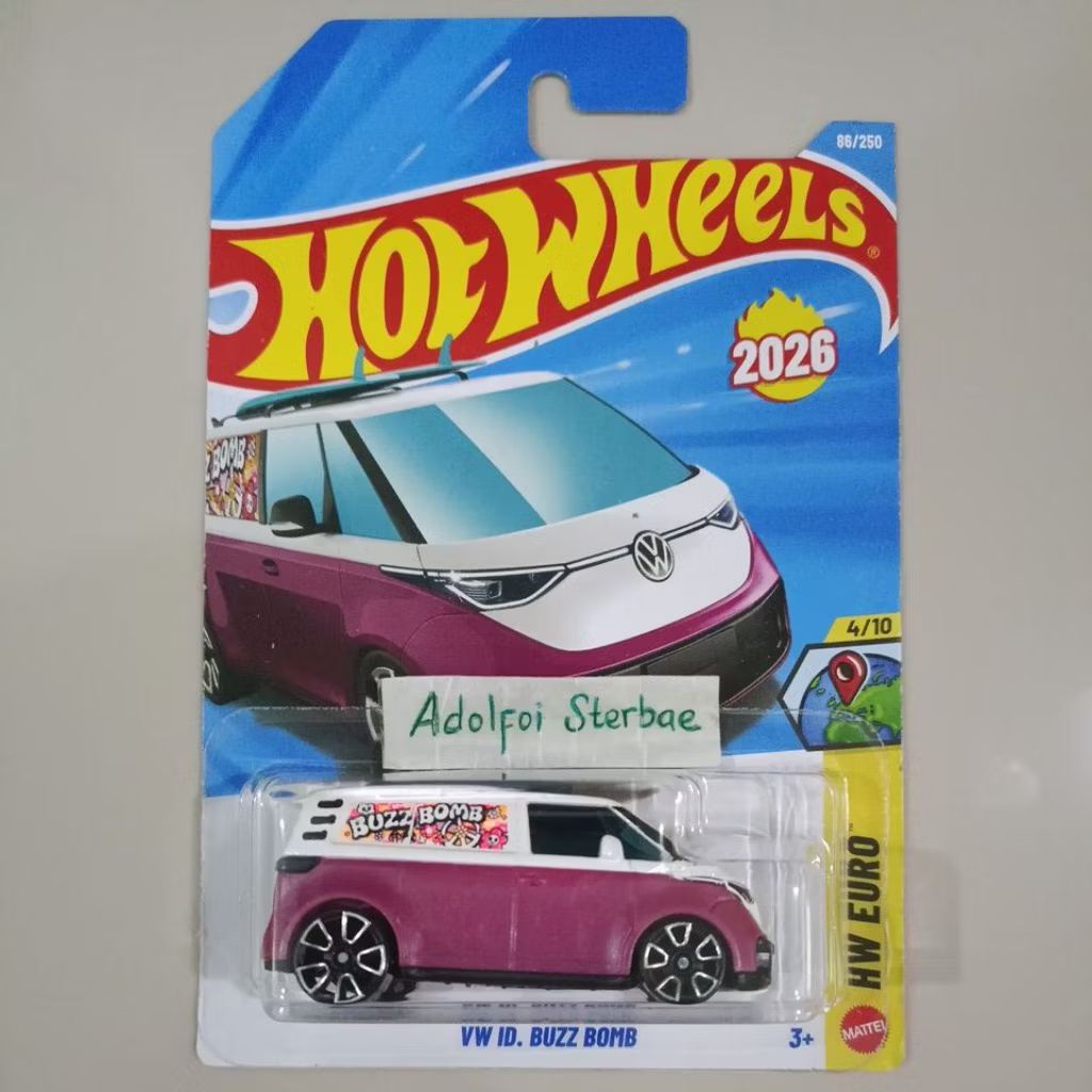hotwheels hot wheels vw id. id buzz bomb hw euro 2026 volkswagen van