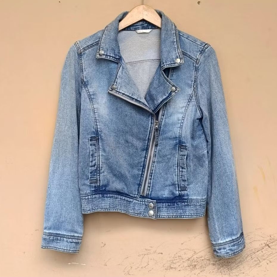 Jacket ramones denim washed cornflake japan woman vintage