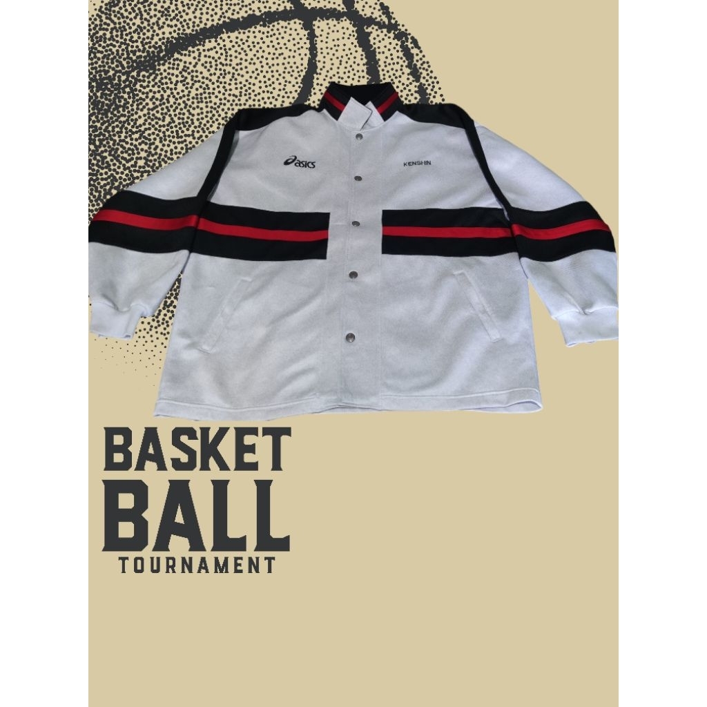 VARSITY ASICS COLOR BLOCK BASKET BALL VINTAGE VERY RARE ITEM