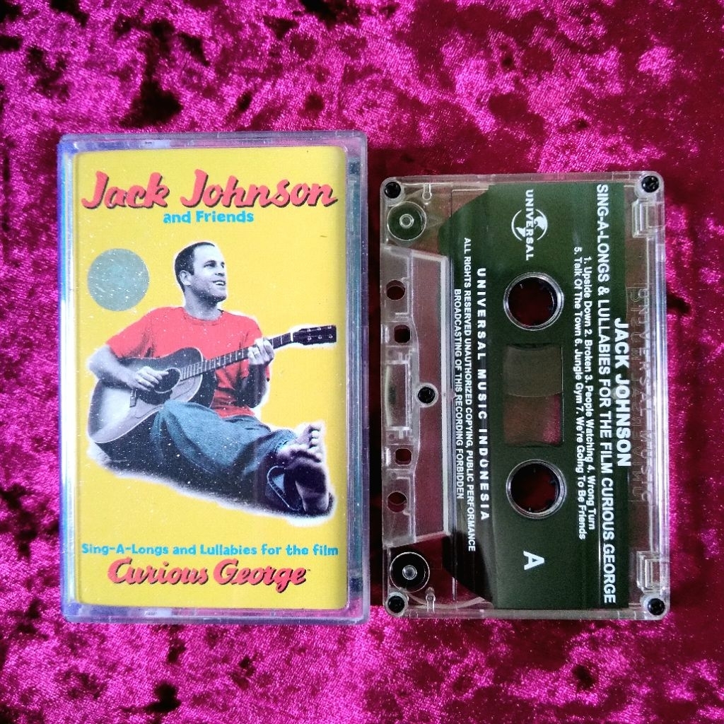 Kaset Jack Johnson And Friends - Sing-A-Longs And Lullabies For The Film Curious George