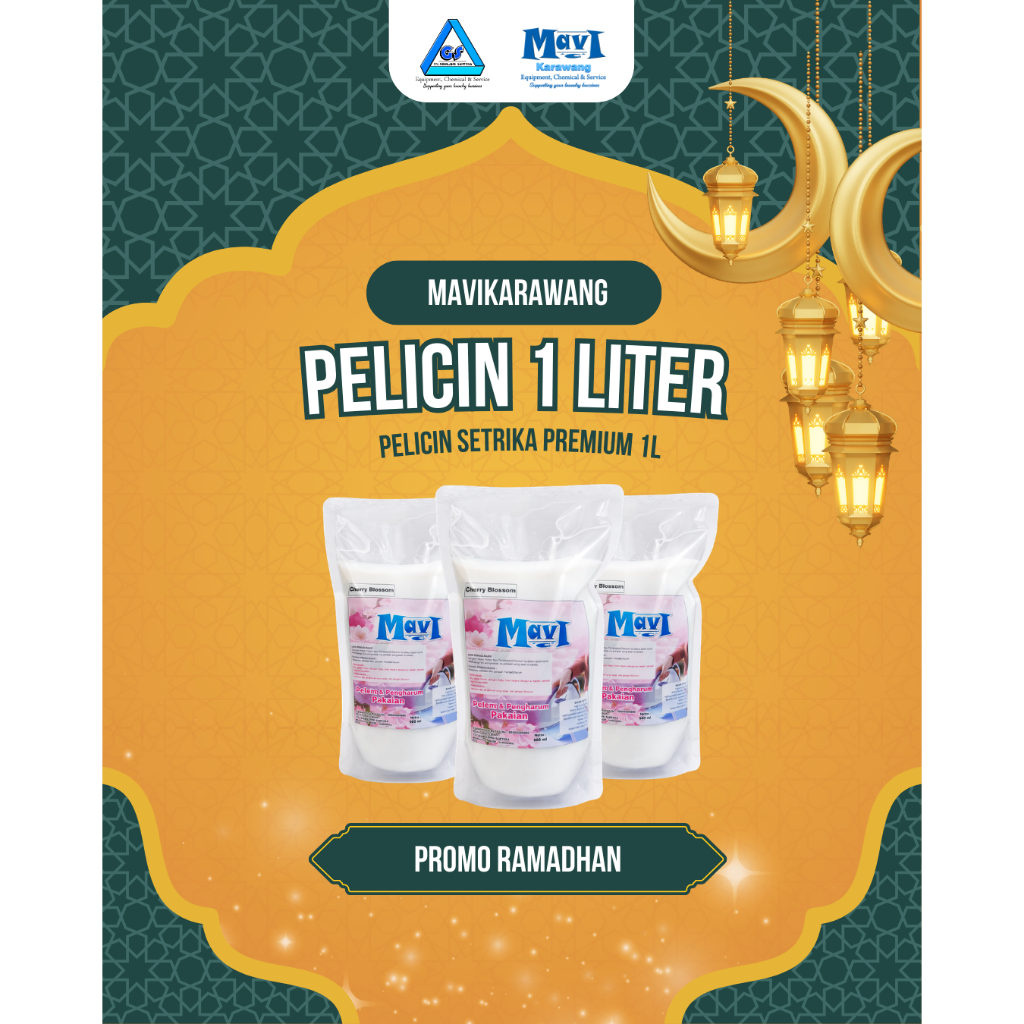 pelicin strika pakaian pewangi  pelembut laundry mavic 900 Ml Pouch