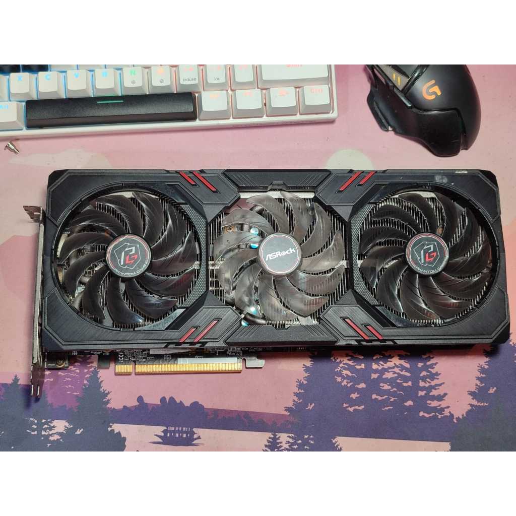 VGA ASROCK Radeon RX 6600 XT PHANTOM GAMING 8GB GDDR6 128Bit | RX6600XT
