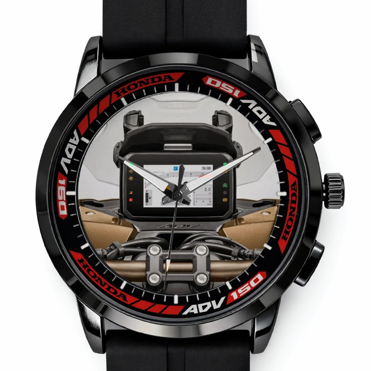 Jam Tangan Pria Sporty Honda ADV 150 – Desain Dashboard Motor Adventure | Jam Tangan Biker Keren Rac