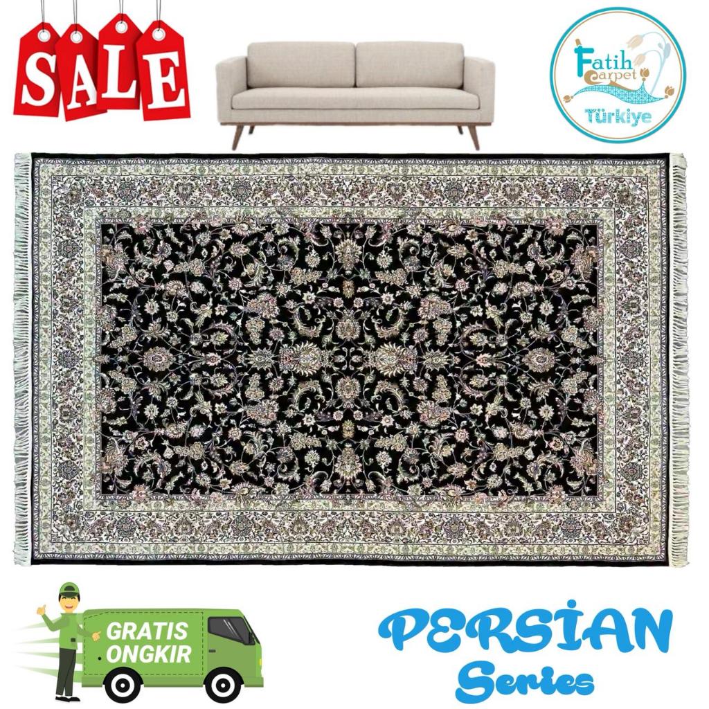 Karpet Premium Klasik Import Iran - NAVY 1900