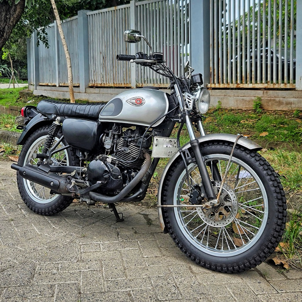 Spakbor Depan W175/Custom British (Set Brecket)