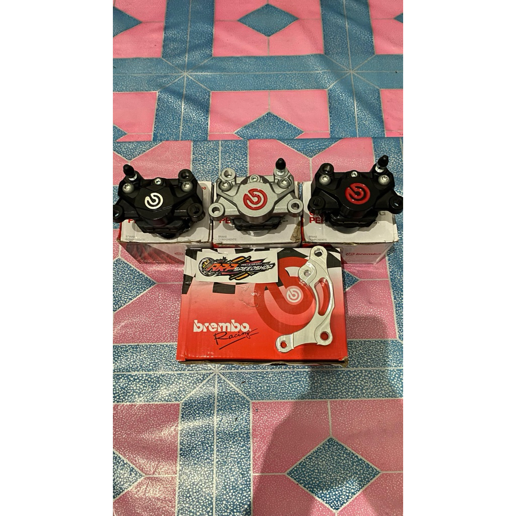 Kaliper Brembo 2 Piston + Breket Mio Smile & Mio Soul (Disc 220mm)