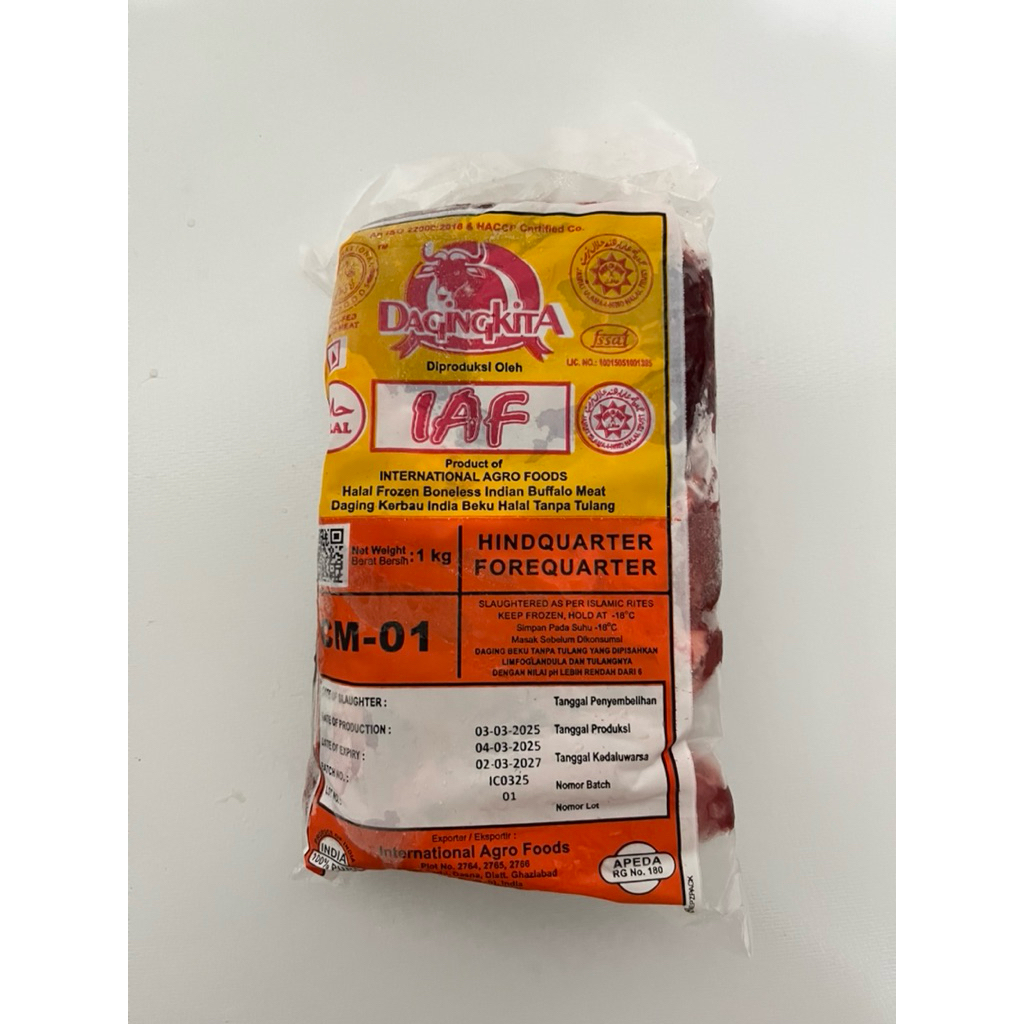 Daging Kerbau DagingKita CM01 Premium Rendang