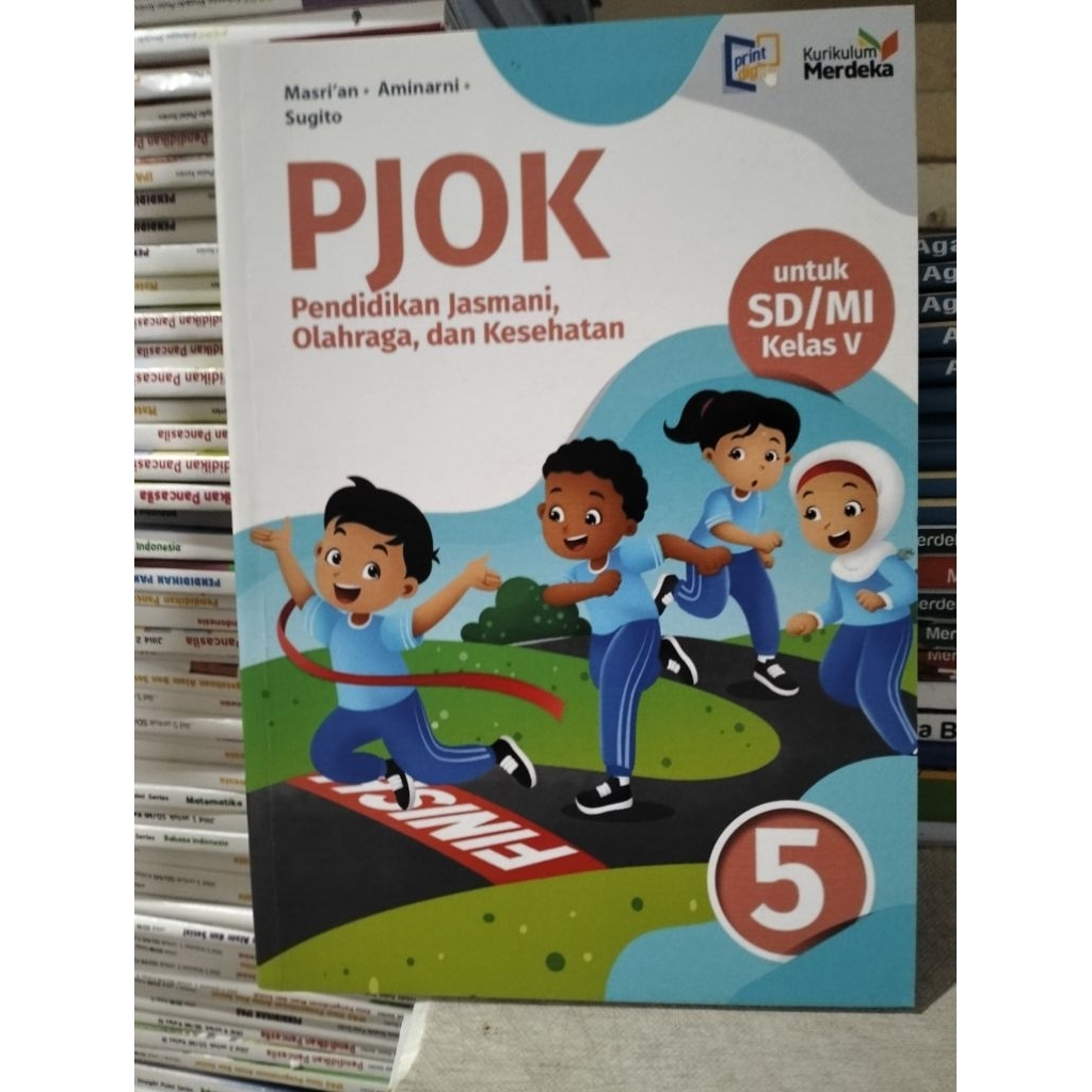 buku PJOK kelas 5 SD Erlangga