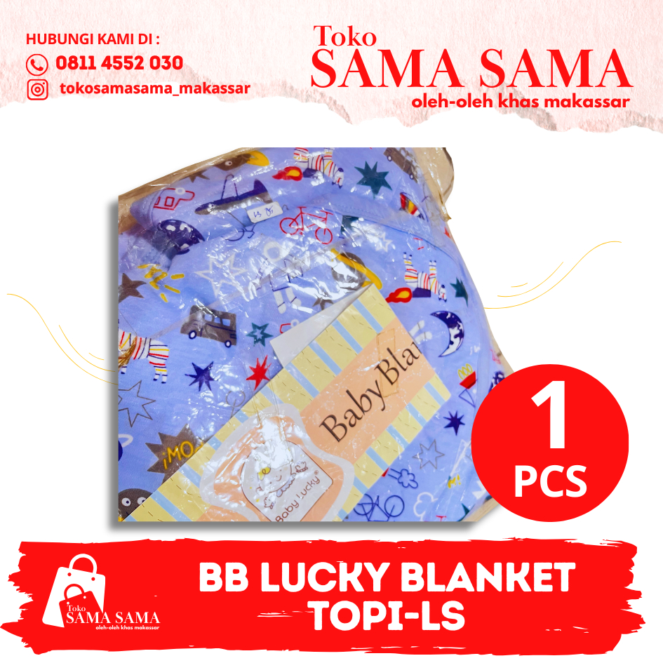 BABY LUCKY BLANKET TOPI -LS