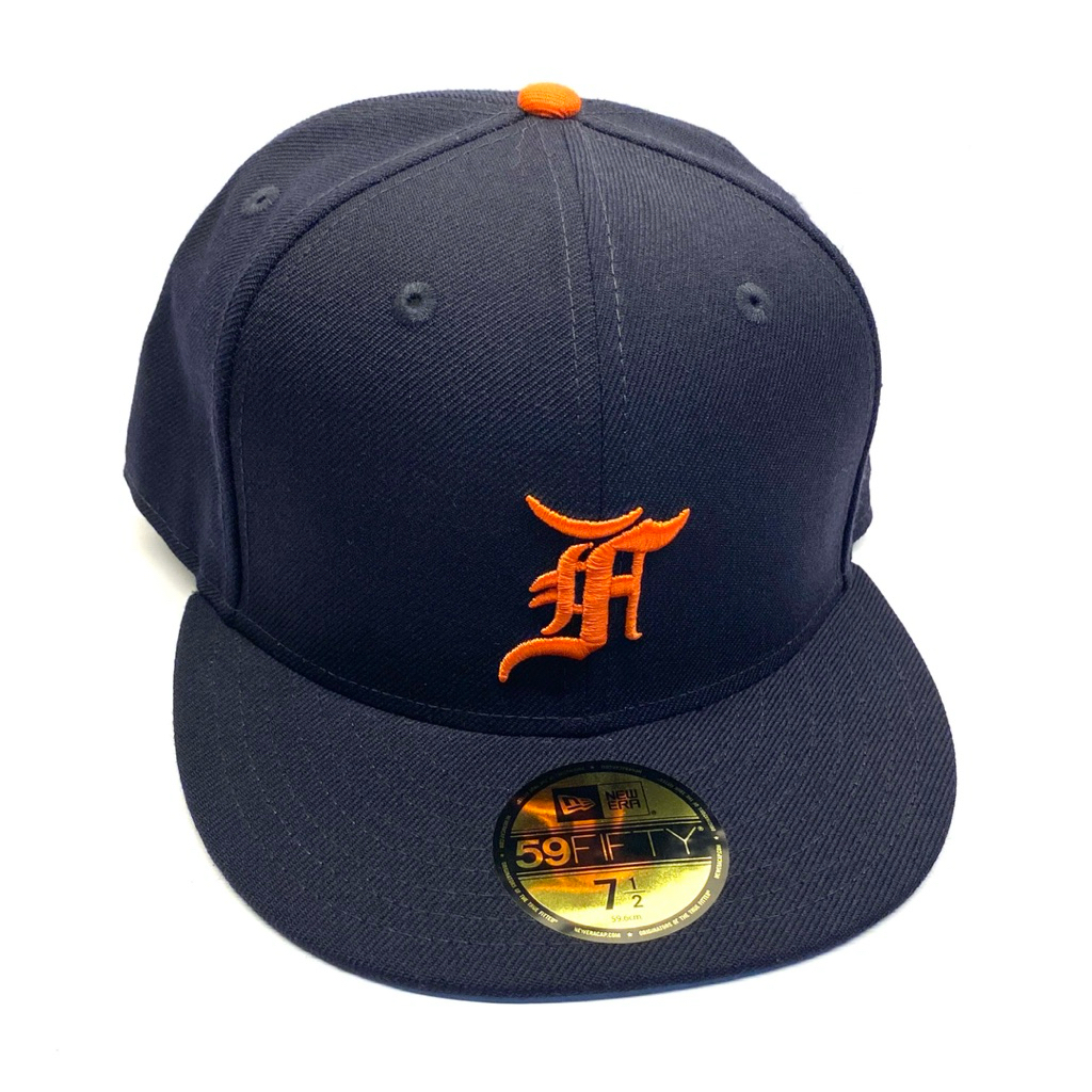 Topi New Era Cap Original 59Fifty FOG Fear of God x MLB Detroit Tigers Dark Navy