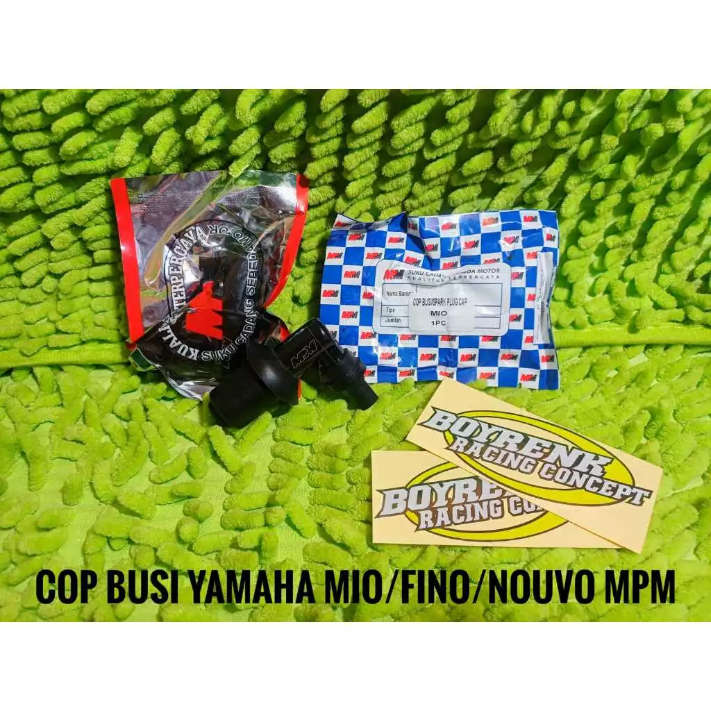 TUTUP BUSI COP BUSI MIO SPORTY / NOUVO / 5TL ORIGINAL MPM - BOYRENK RACING CONCEPT