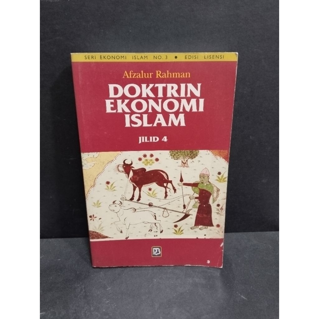 Buku original DOKTRIN EKONOMI ISLAM by Afzalur Rahman jilid 4