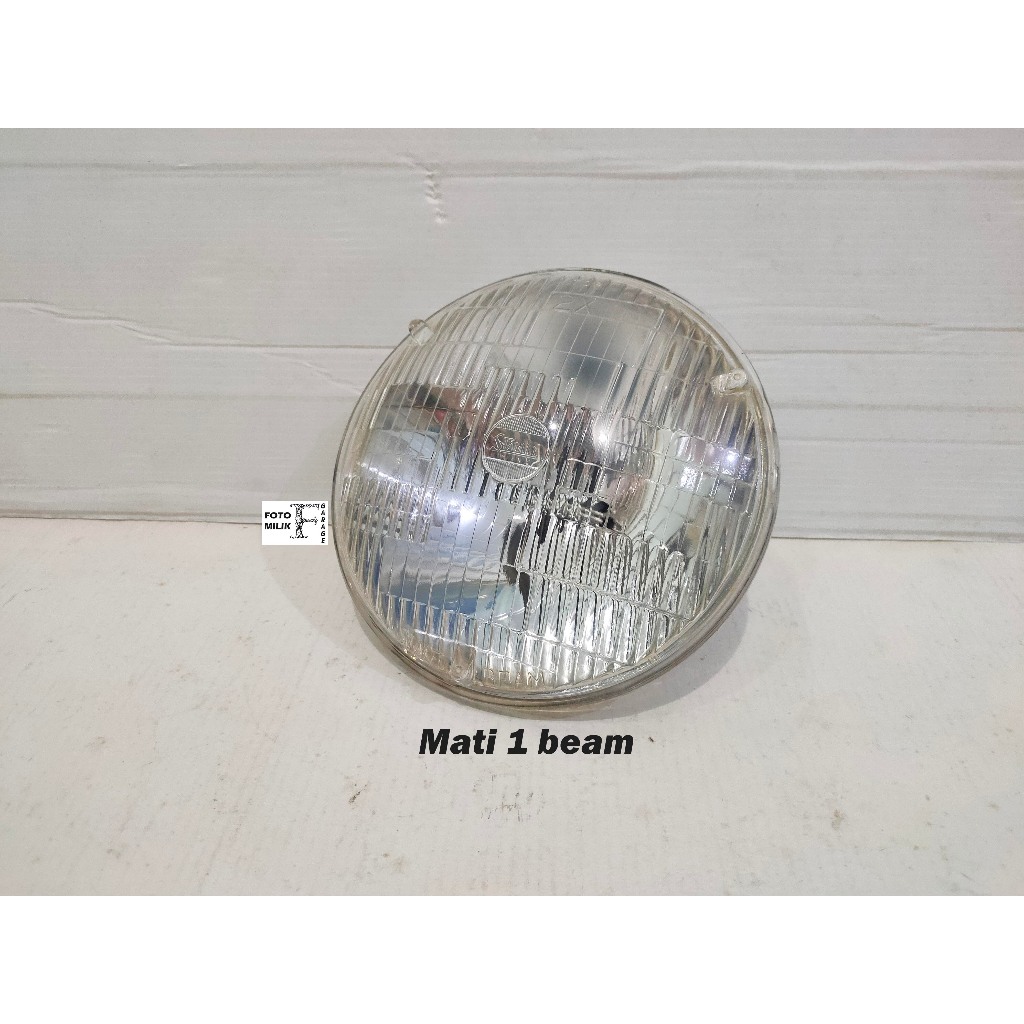 Headlamp Lampu Mobil Sealed Beam Stanley Japan 7inch 7 inch Cembung RUSAK