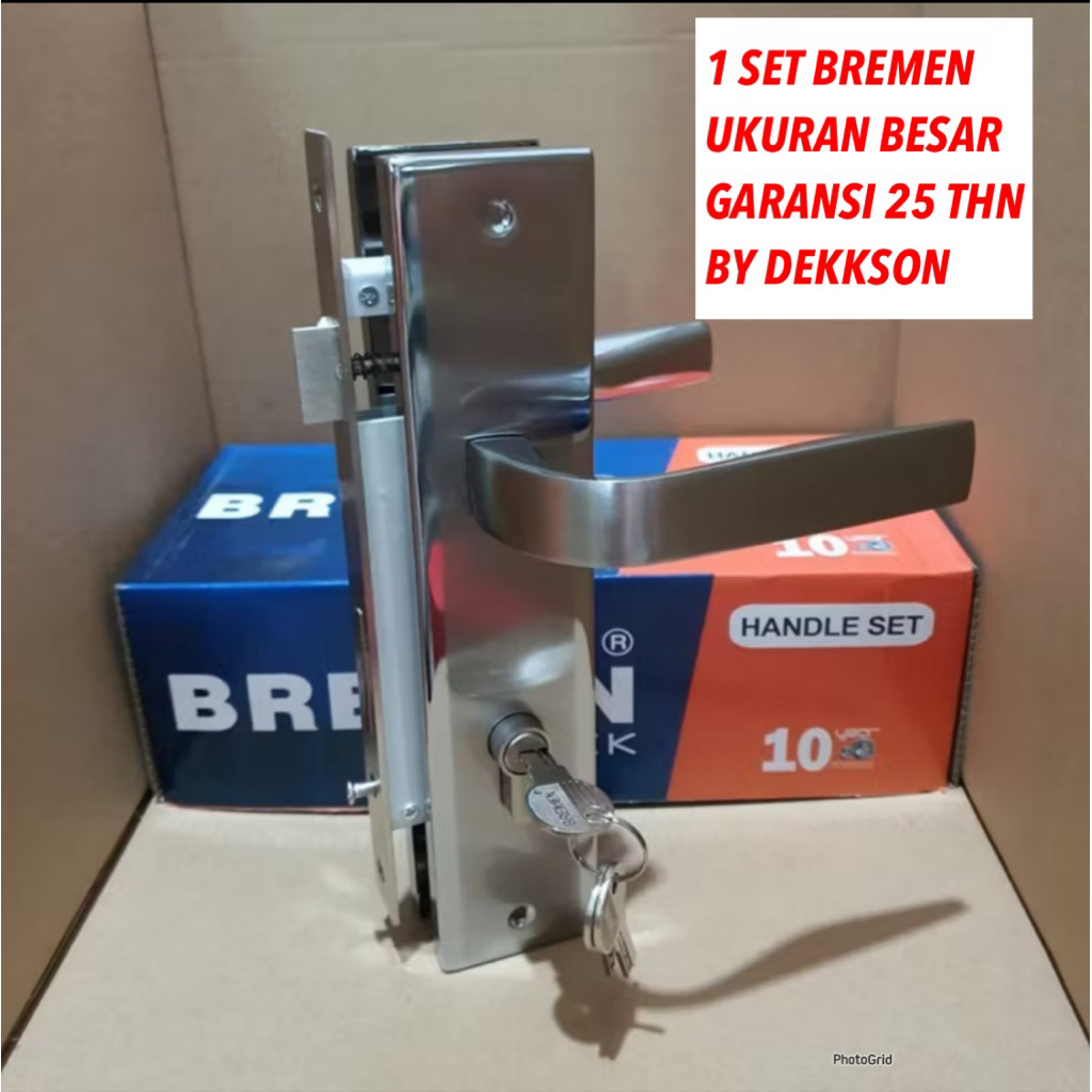 Kunci Handle Pintu Besar Hitam Belloca Sus 304 KNOB KODAI KUNCI PINTU BESAR HITAM Kunci pintu black 