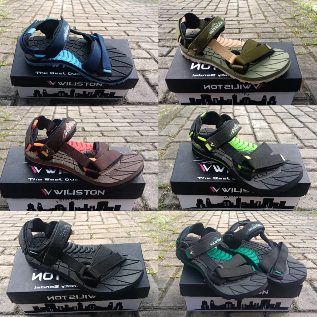 Sandal Wiliston Gunung Premium Brand lokal  Terbaru Kuat lentur  Original