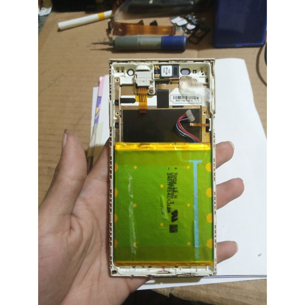 Lcd + Baterai Fujitsu F01H Original Cabutan Second