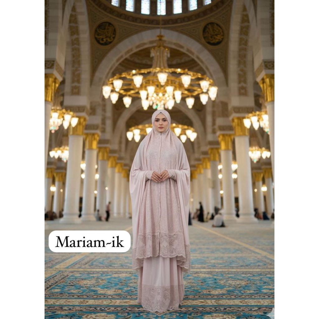 MUKENA MARYAM BAHAN PREMIUM ARMANY SILK