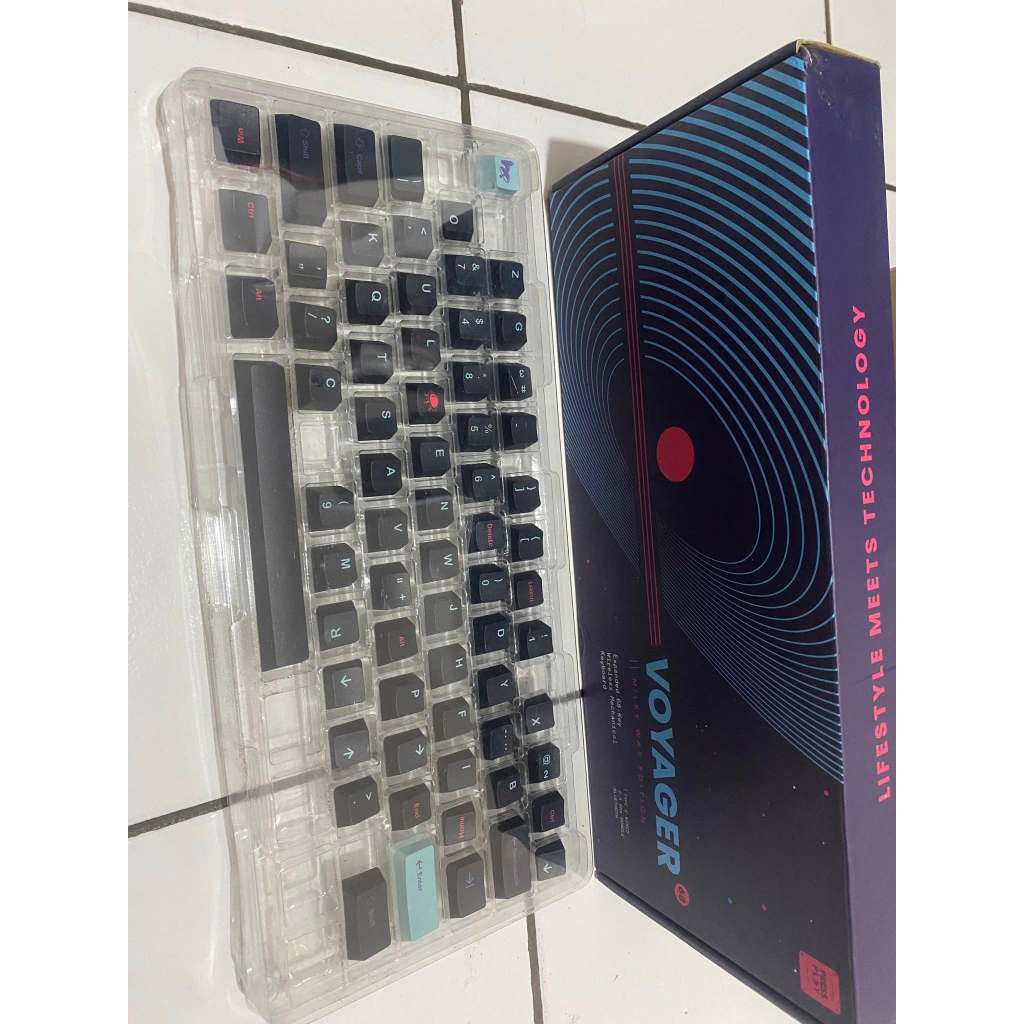 Keycaps Voyager68 Milky Way edition