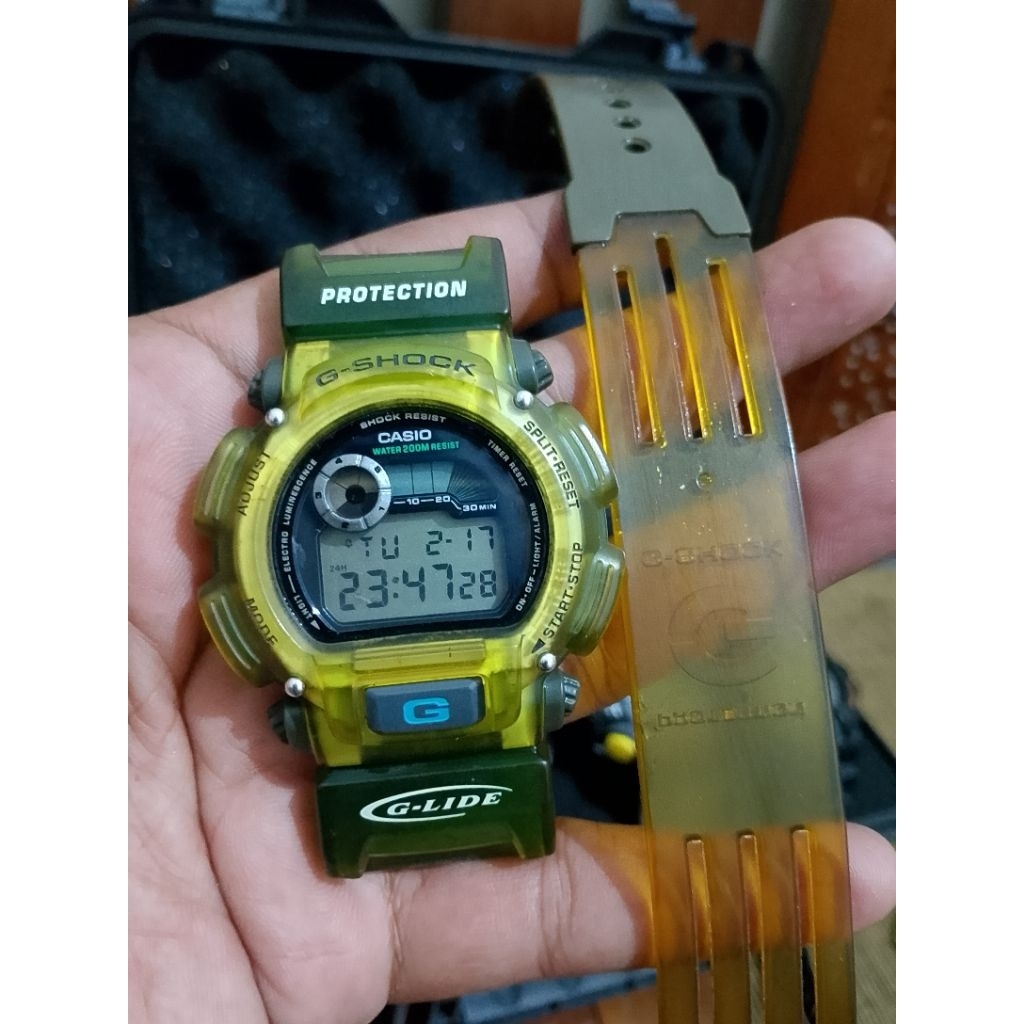 G-Shock DW-9000 G-Lide Series Jelly Original Vintage Shock Resist Water Resistance