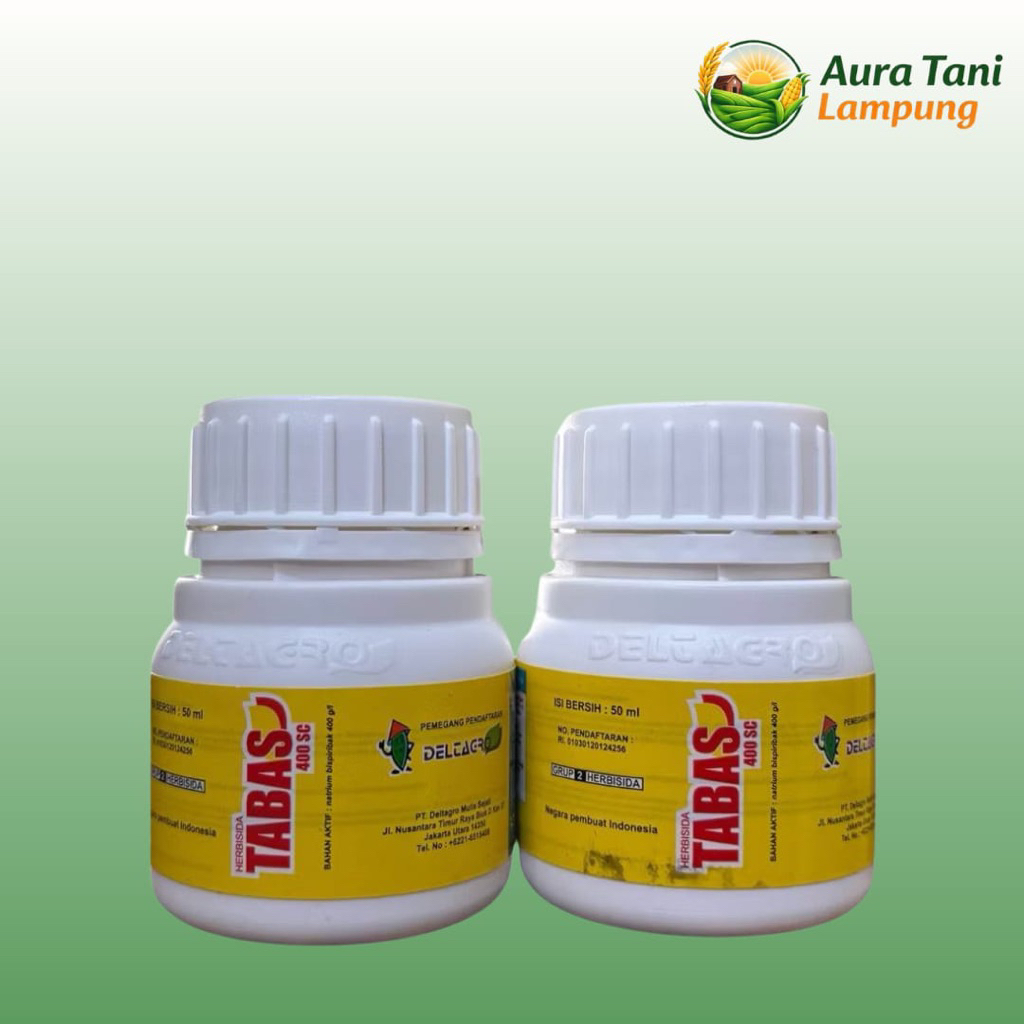 Herbisida TABAS 400SC Kemasan 50ml - Herbisida Selektif Tanaman Padi Tabas