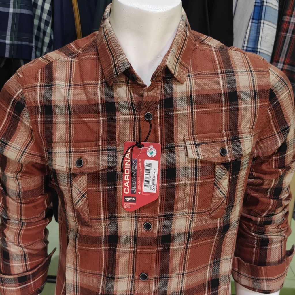 KEMEJA JEANS CARDINAL ORIGINAL